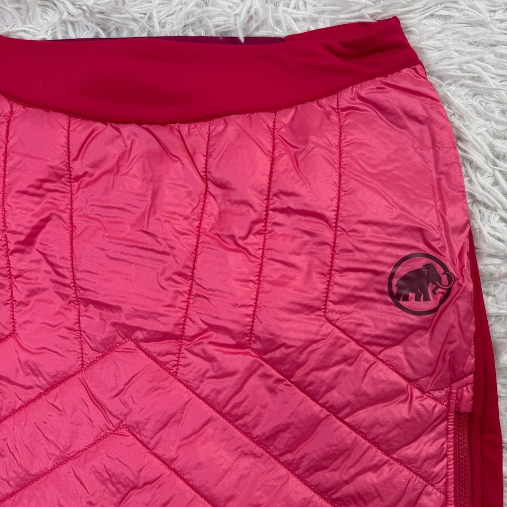 Mammut Skirt Womens Small Pink Dragon Fruit Aenergy Insulated Puffer Zipped S - Picture 2 of 10